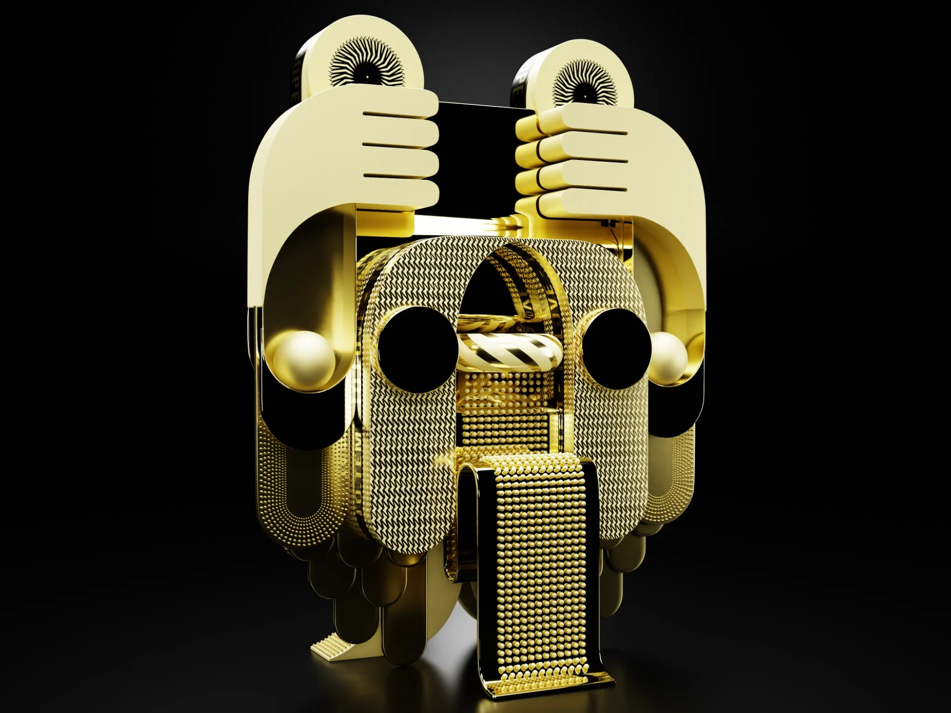 Totem is a NFT animated sculpture creation by My Name is Wendy