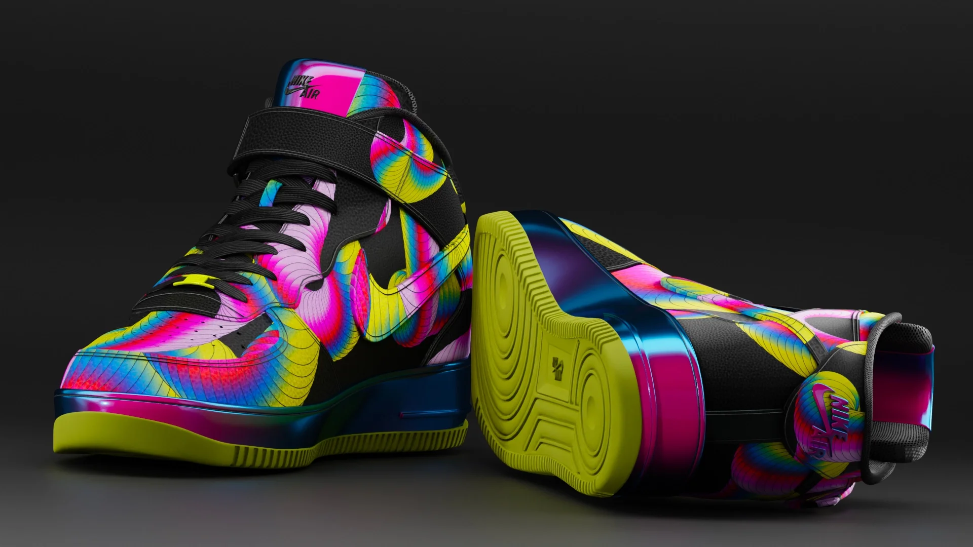AIR-NIKE-3D-illustration
