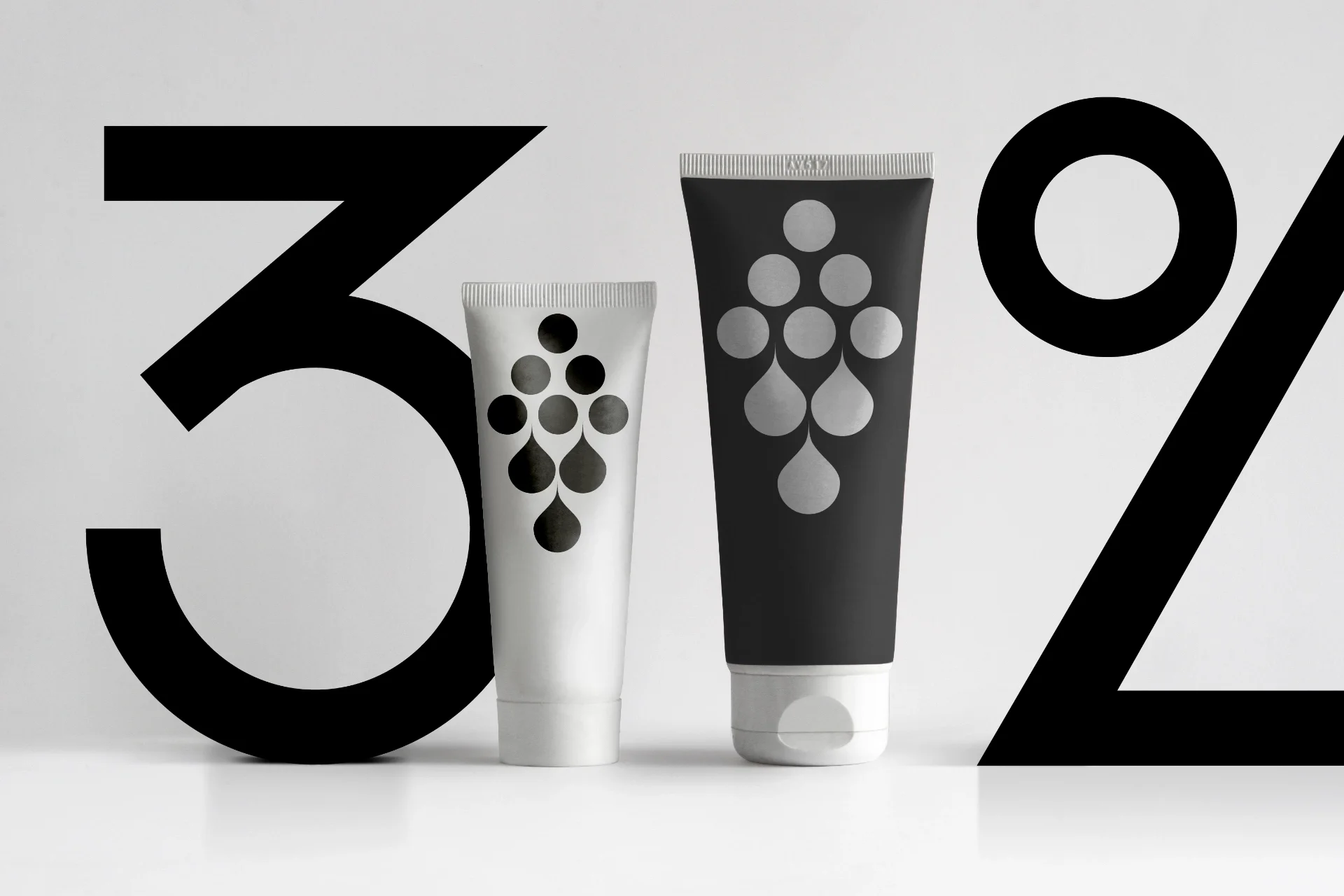 Branding of the body lotions of the cosmetic brand 37°.
