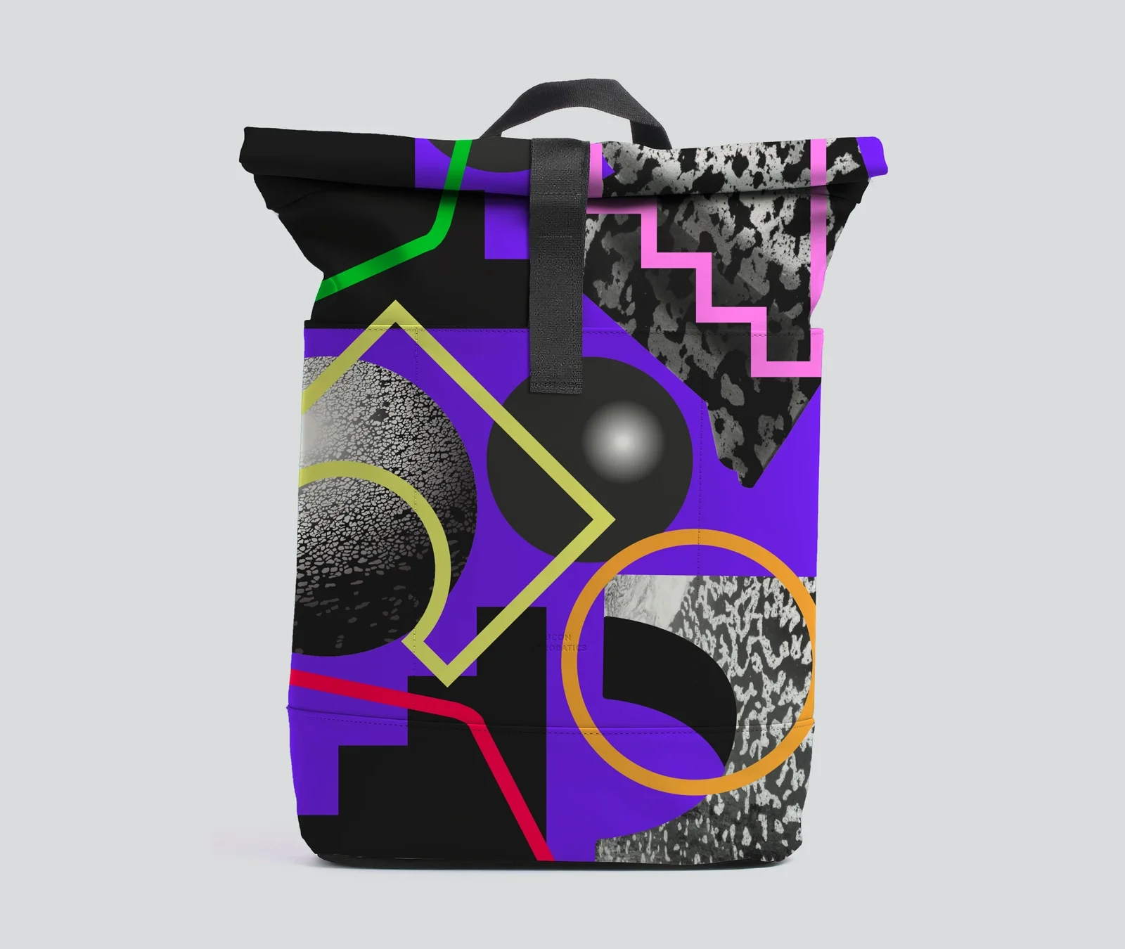 Graphic design for the bag brand Ucon Acrobatics with colored version