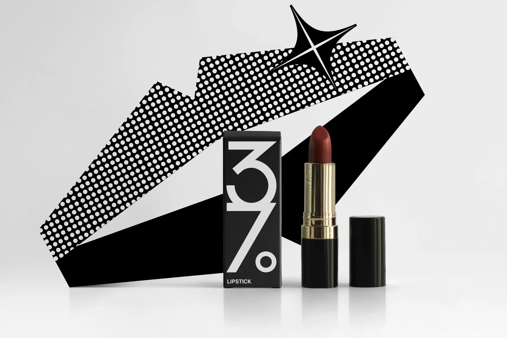 Packaging design of the lipsticks of cosmetics brand 37°