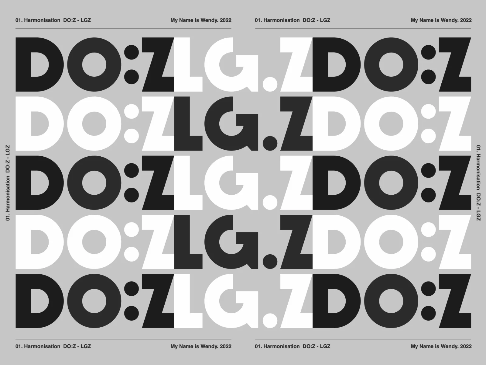 Layout on a grey background showing the logotype designated for the metalworking company Lgz