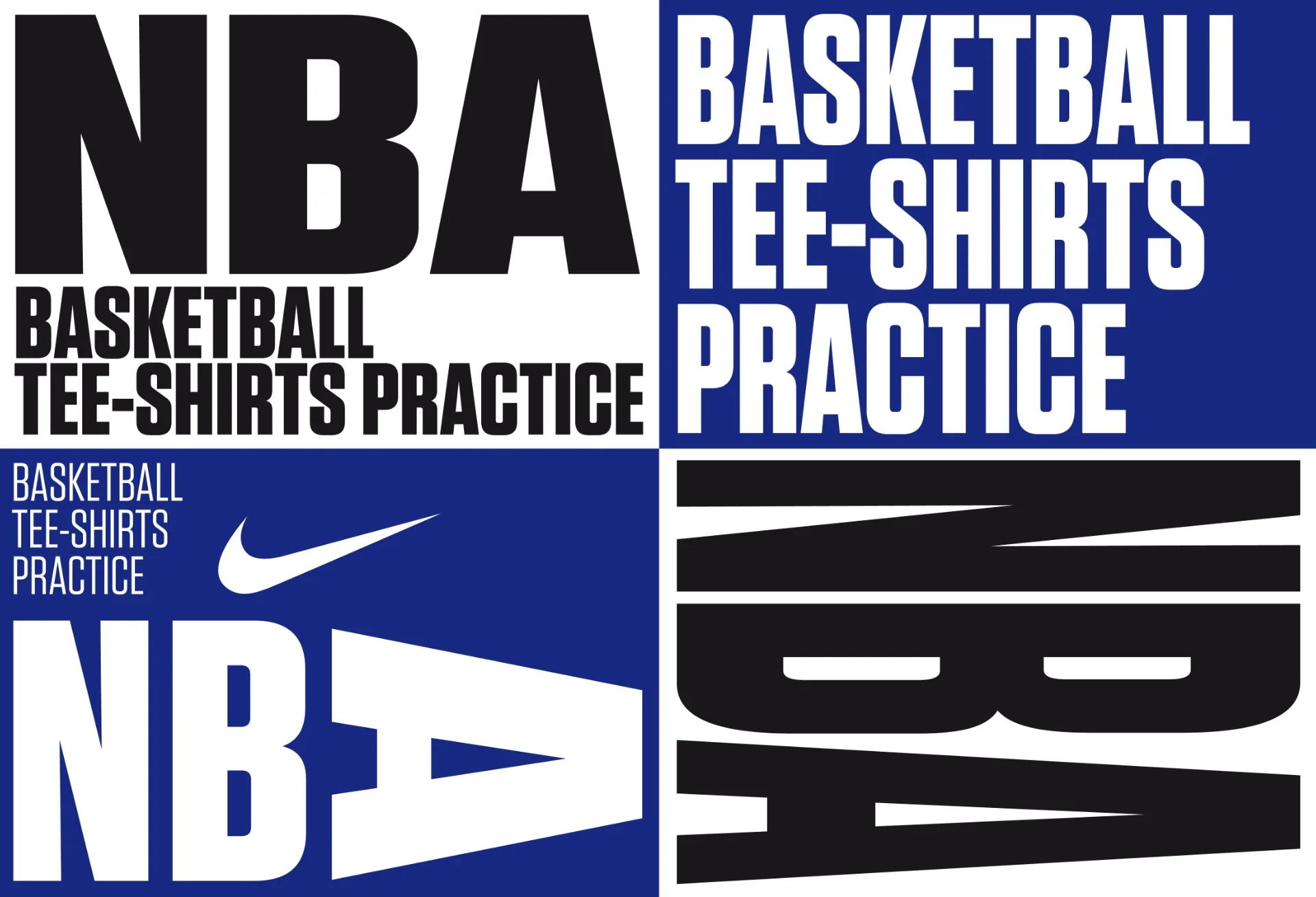 Graphic titles for NBA T-shirts
