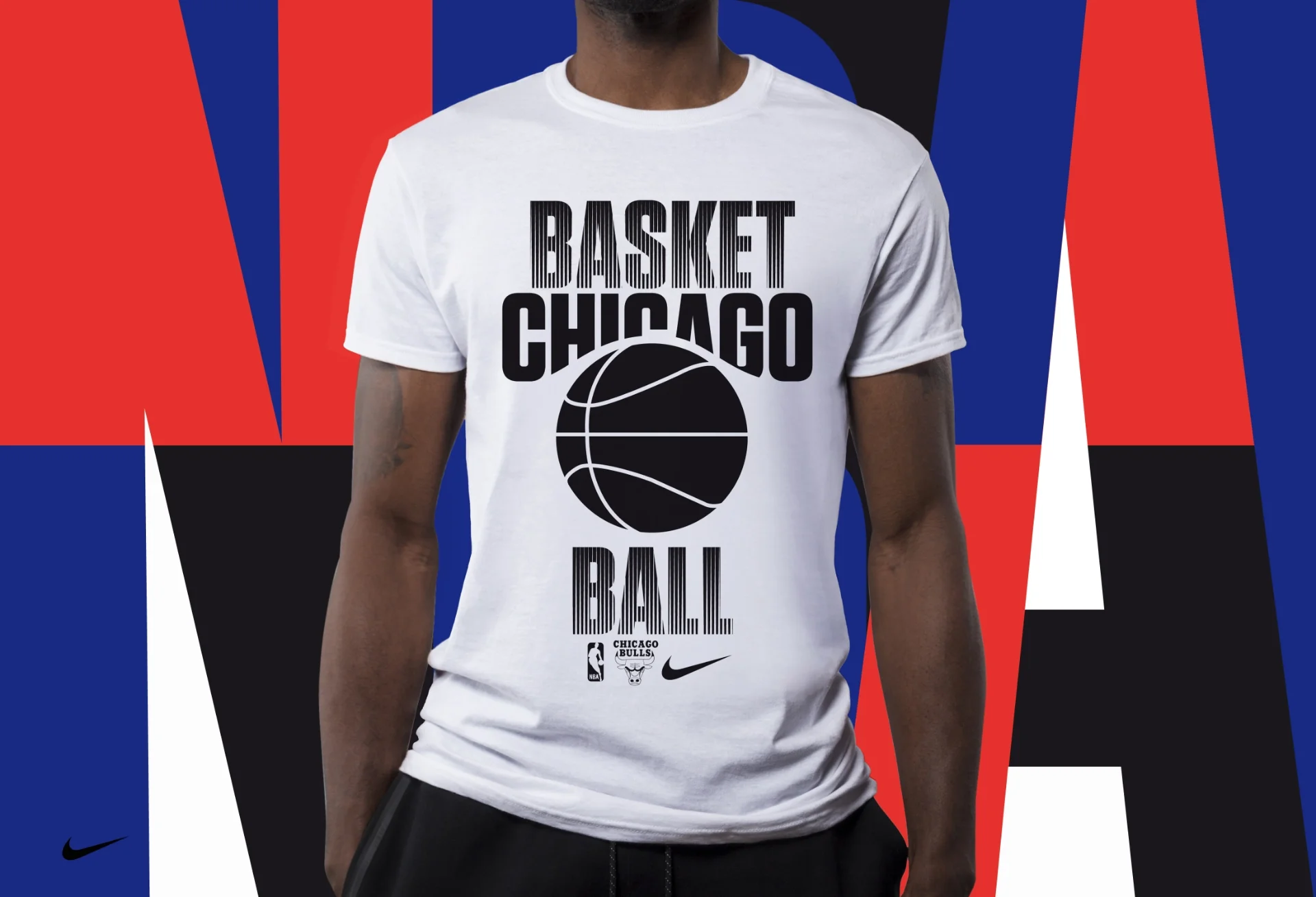 Graphic design Nike NBA for practice T-Shirt design by My Name is Wendy
