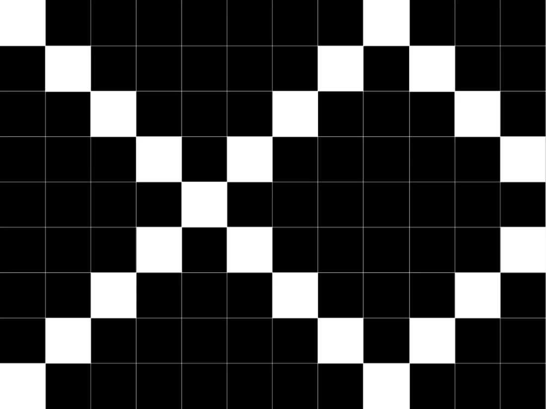 Detail composed of pixels and vectorial shapes for a motion design