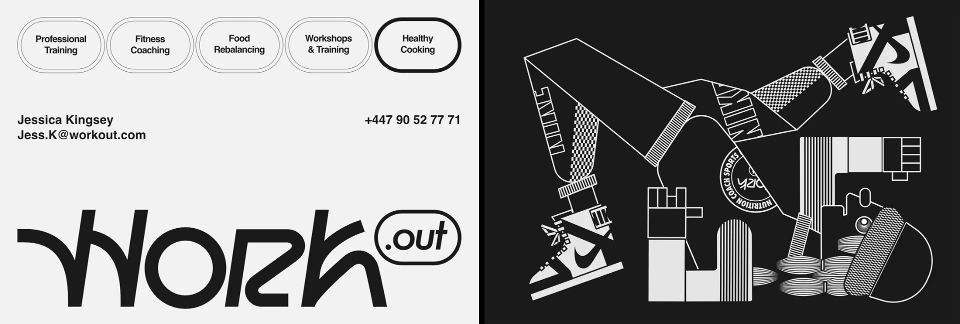 characters-cards Work.out illustrated character cards inspired by different sports.
