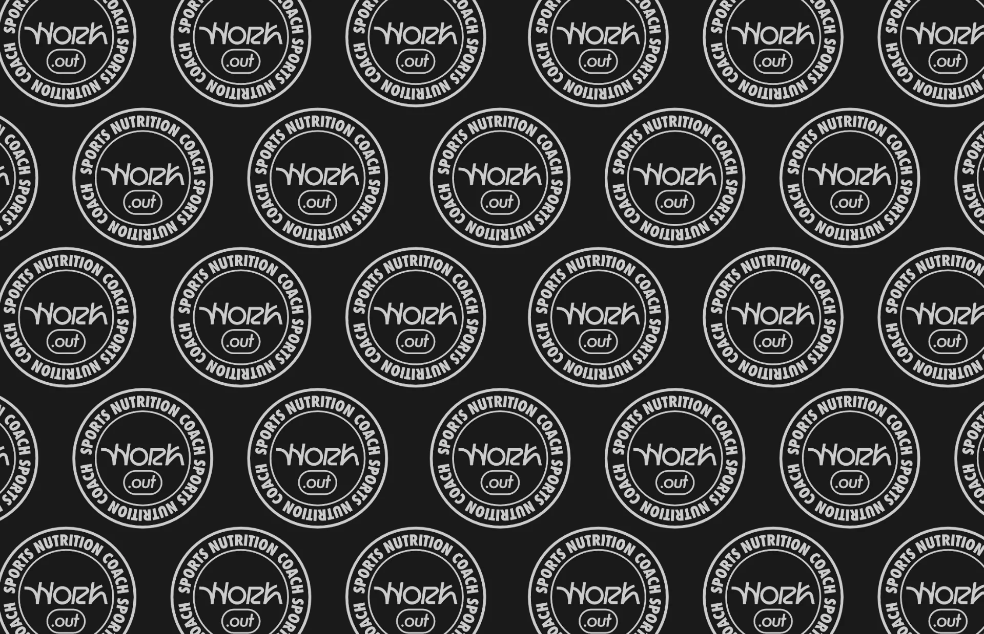 graphic-branding-logo Custom Work.out logo for a sports coaching and fitness brand.