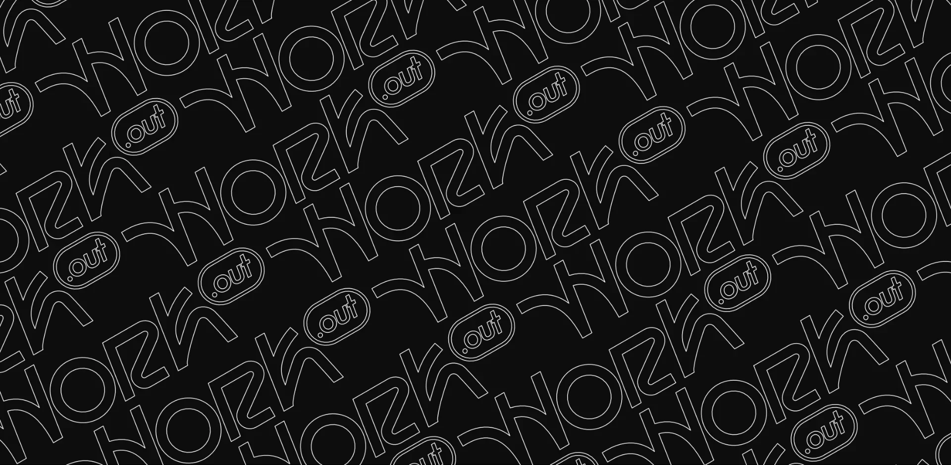 letterhead postcard-2 Work.out letterhead and postcard featuring the brand's graphic identity.